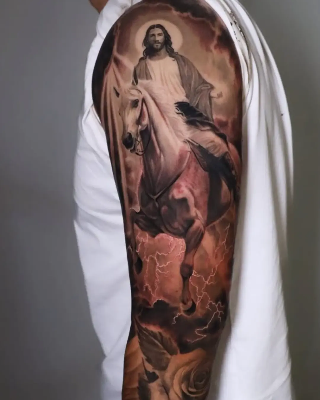 black and grey and color tattoo black and grey and color tattoo