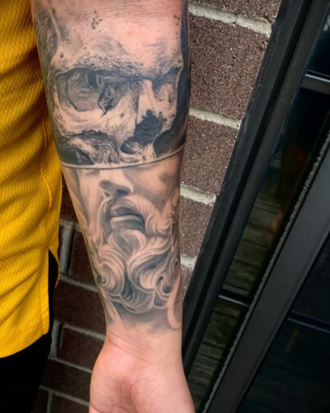 black and grey hand tattoo black and grey hand tattoo