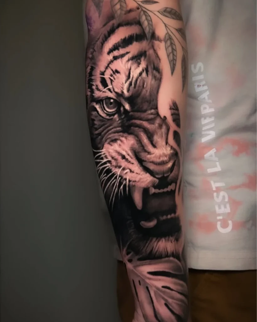 Black and grey tattoos for guys