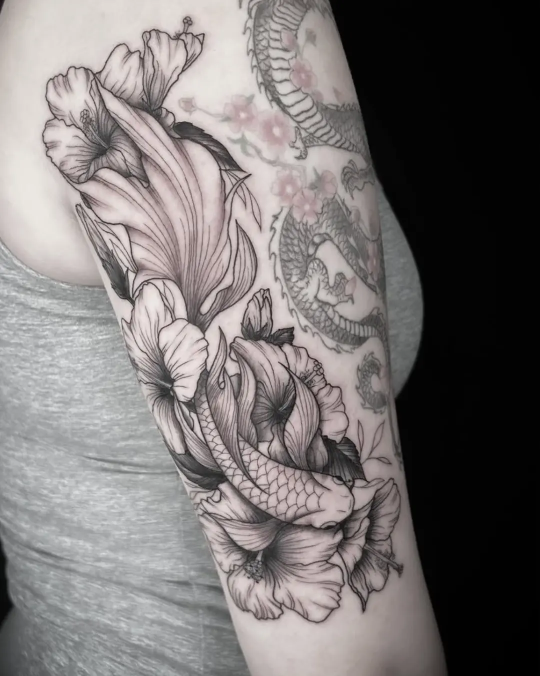 portfolio fine line tattoo sleeve chicago Portfolio Fine Line Tattoo Sleeve Chicago