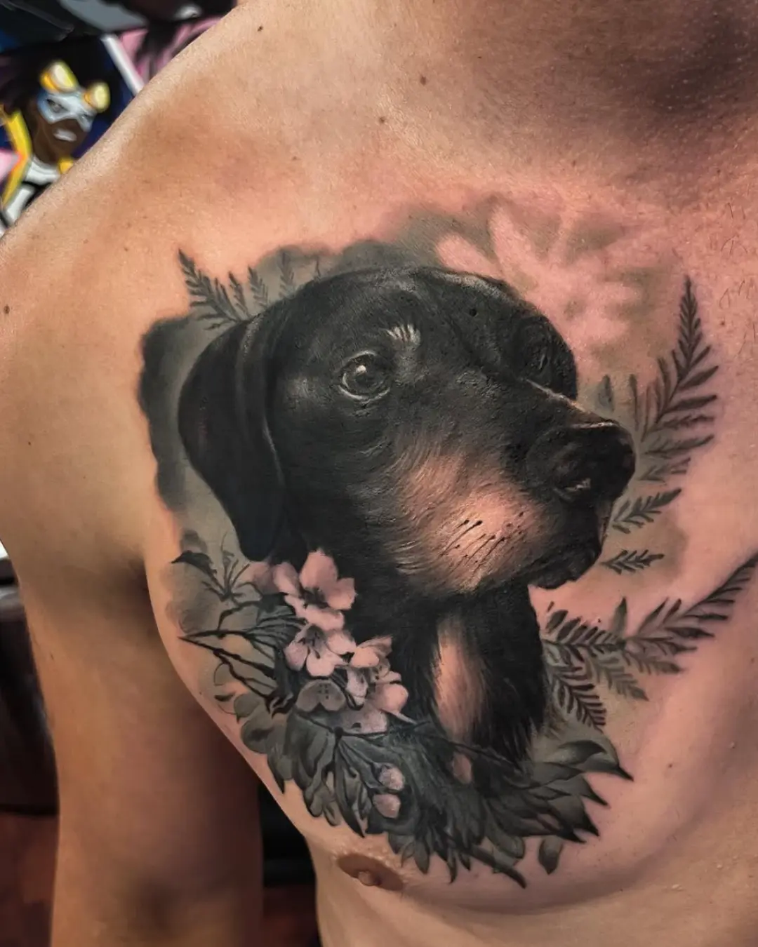 color pet portrait tattoo Pet Portraits: A Personal Touch